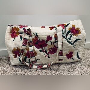 Zara Embroidered Weekender Bag